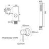 Système de douche à main pour salle de bain – vue 3