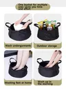 Bassin eau pliable portable gamelle chien chat nylon… – vue 4