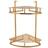 Étagère murale dorée pour salle de bain – vue 2