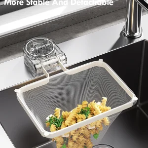 Support de filtre d’évier de cuisine, ventouse, filtre de vidange en fer, écran domestique, forte charge, pliable, vertical Support de filtre d’évier de cuisine, ventouse, filtre de vidange en fer, écran domestique, forte charge, pliable, vertical