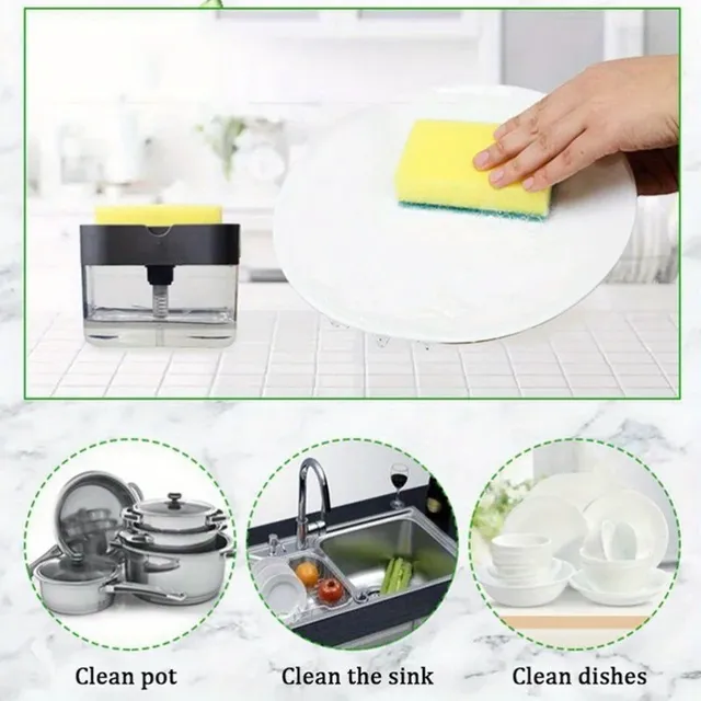Distributeur de savon à vaisselle pour cuisine – vue 5