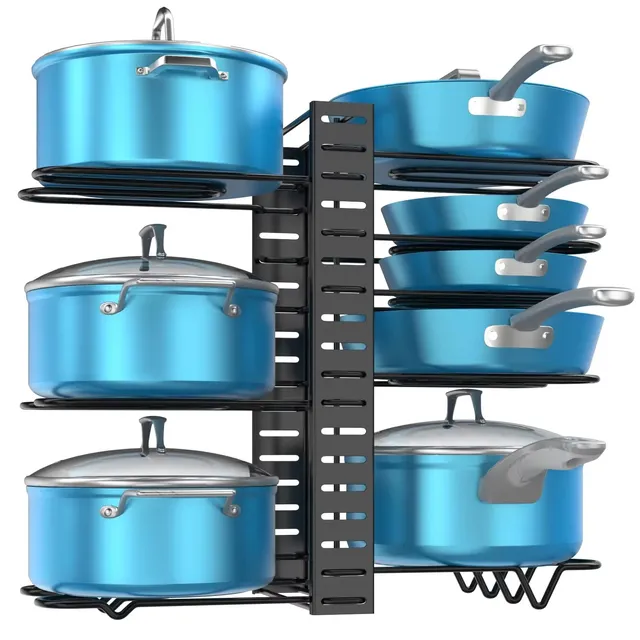 Organisateur de support de casseroles sous armoire
