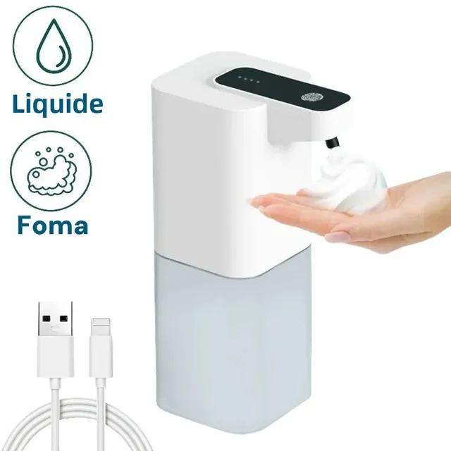 Distributeur savon mousse automatique mural rechargeable…