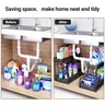 Organisateur rangement sous évier modulable tiroirs… – vue 2