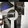 KEMAIDI ensemble de panneaux de douche LED noir salle de… – vue 2