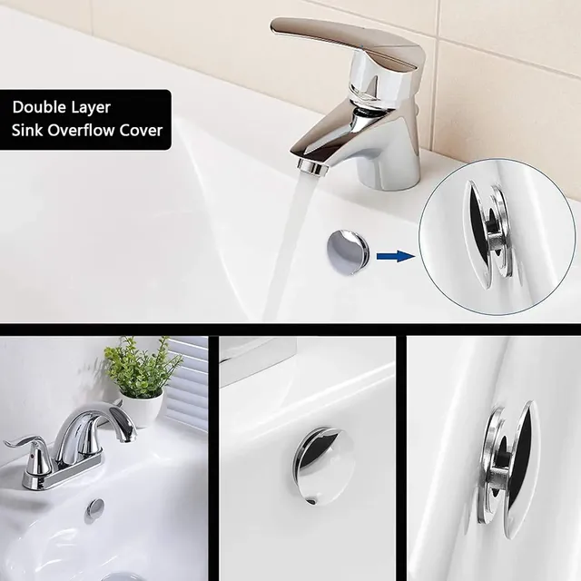 4 pièces lavabo évier rond bien rangé garniture Chrome… – vue 4