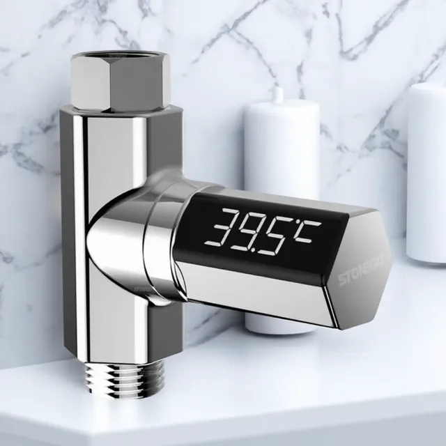 Thermomètre douche numérique écran led affichage…