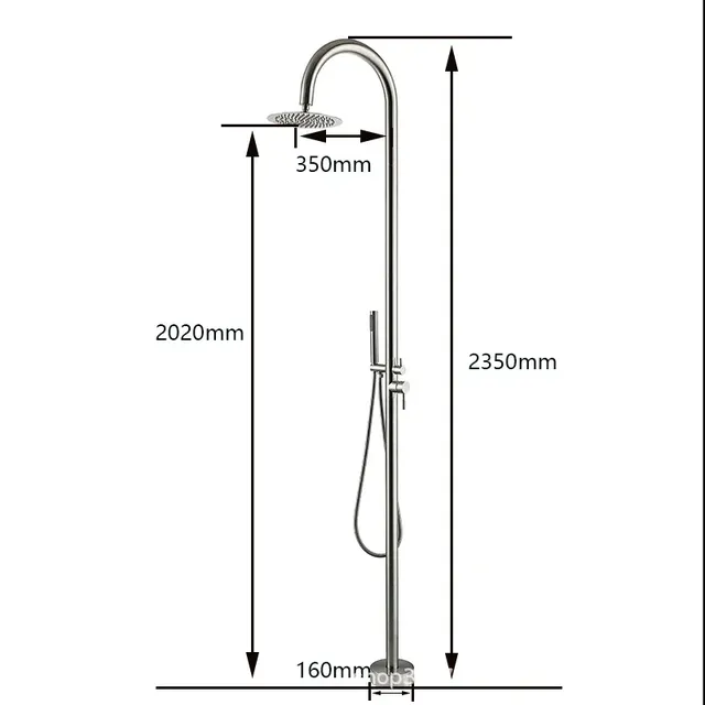 Colonne de douche extérieure – vue 2