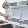 Robinet de cuisine 3 en 1 en acier inoxydable 304 – vue 2