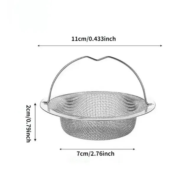 Filtre d'évier de cuisine en acier inoxydable – vue 6