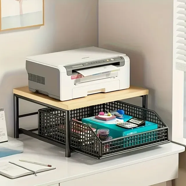 Support de rangement pour micro-ondes de cuisine moderne – vue 2