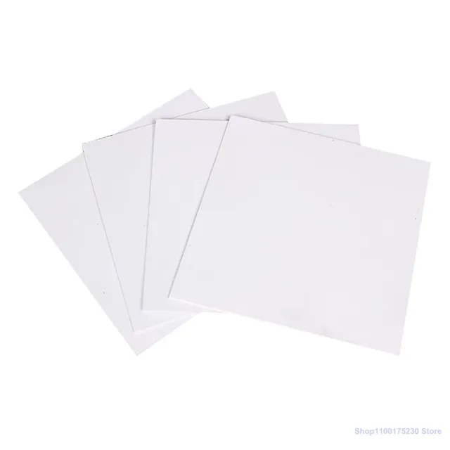 Panneau rigide en PVC blanc noir brillant – vue 4