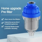 Filtre de robinet de cuisine en acier inoxydable, purificateur de sortie, pré-filtre, filtre d&rsquo;eau avant de robinet, filtre de douche
