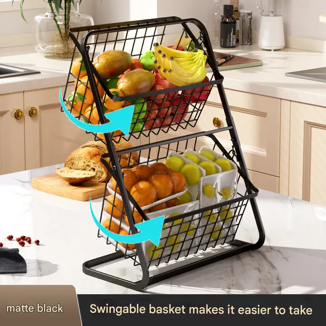 Étagère de rangement de légumes de cuisine – vue 3