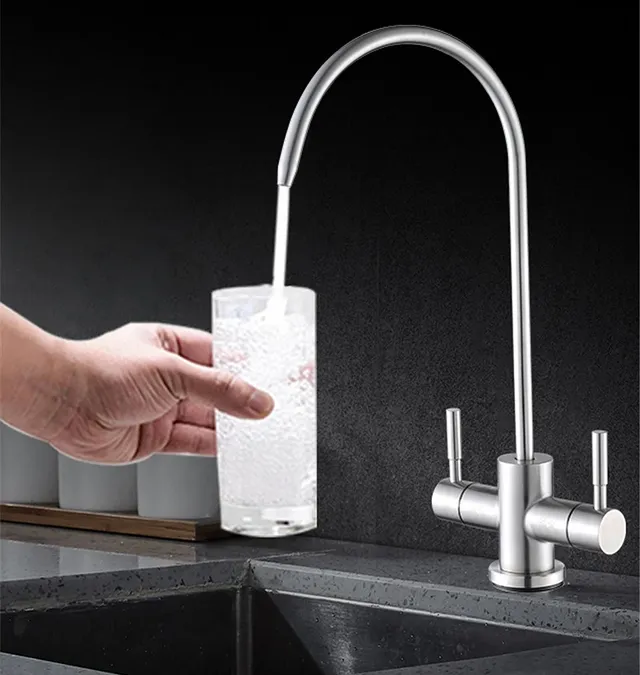 Purificateur d'eau de cuisine en acier inoxydable – vue 3