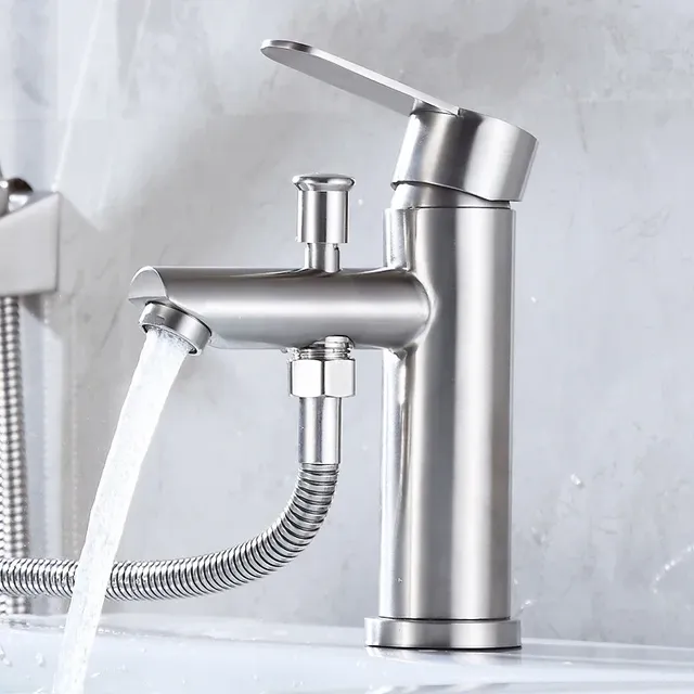 Mitigeur bain douche monotrou inoxydable brossé design… – vue 4