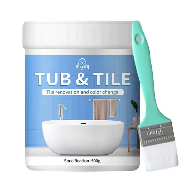 Kit de peinture pour carrelage de salle de bain 500g – vue 2