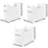 Panier rangement cuisine portable empilable transparent… – vue 4