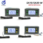 Contrôleur de température numérique LCD, interrupteur intelligent, télécommande Wifi entièrement automatique, Thermostat AC110V 220V DC6-30V