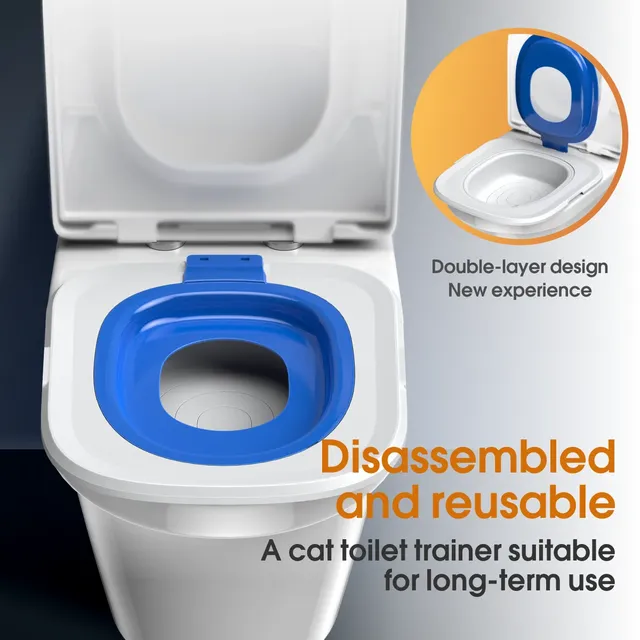 Réducteur toilette chat ergonomique silicone souple… – vue 3