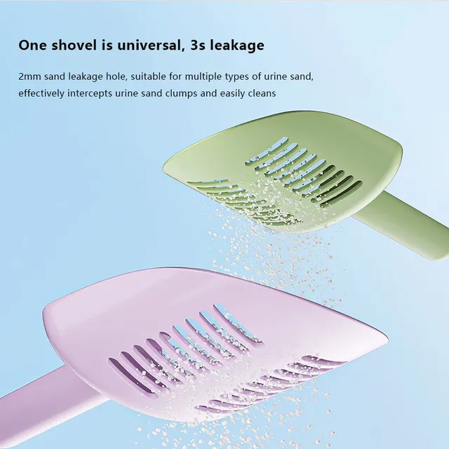 Pelle litière tamisante large plastique durable rose… – vue 6
