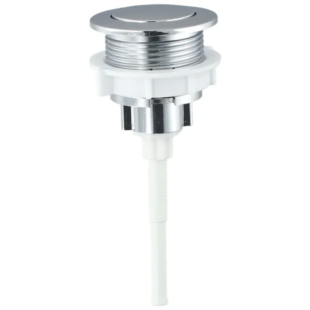Bouton poussoir de toilette chromé ABS – vue 3