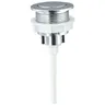 Bouton poussoir de toilette chromé ABS – vue 3