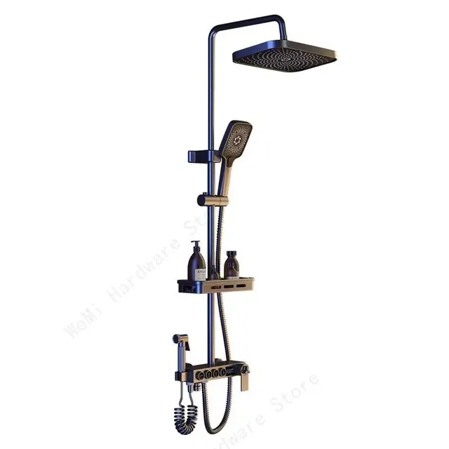 Ensemble de pomme de douche de salle de bain moderne… – vue 5