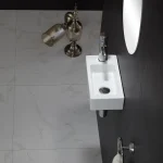 Mini ark mural, vasques de balcon ultra SAINT, vasques à plateforme en céramique, maison, chambre à coucher, vasques murales