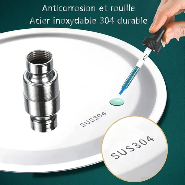Pommeau de douche cascade de luxe en acier inoxydable – vue 4