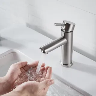 Robinet de salle de bains moderne à poignée unique