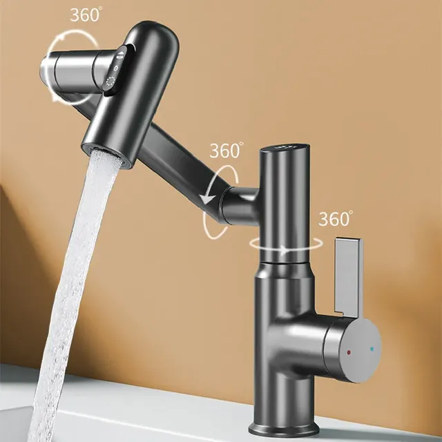 Robinet de lavabo LED à affichage numérique – vue 3