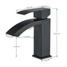 Mitigeur Robinet Lavabo Monotrou Monocommande Cascade… – vue 3