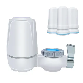 Filtre eau robinet fixation vissée charbon actif sept couches…