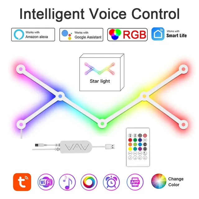 Applique murale intelligente à LED – vue 2