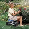 Siège de travail de jardin roulant avec roulettes siège… – vue 2
