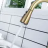 Robinet mitigeur de cuisine en acier inoxydable – vue 5