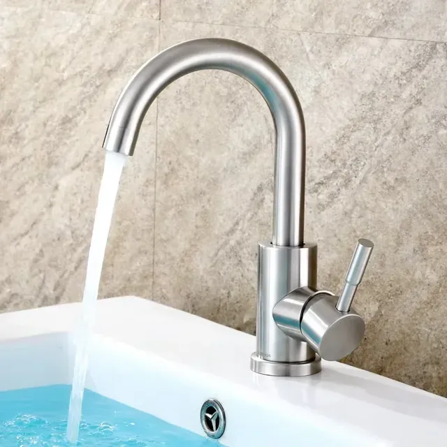 Robinet de lavabo en acier inoxydable – vue 2