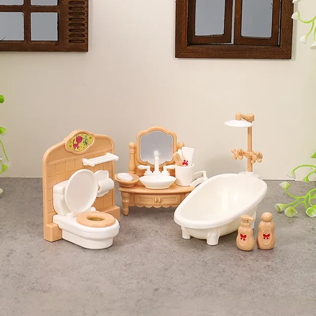 1 ensemble 1:12 maison de poupée Miniature baignoire… – vue 2