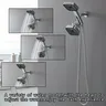 Pommeau de douche à main 2 en 1 à haut débit et ensemble… – vue 5