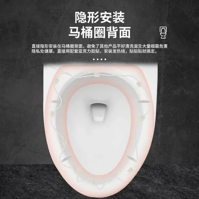Siège de toilette chauffant électrique – vue 4