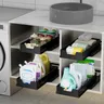 Tiroir coulissant organisateur cuisine plastique noir… – vue 5