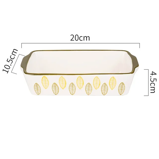 Ustensiles de cuisson ovales rectangulaires avec poignée – vue 6