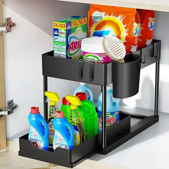 Organisateur sous évier à 2 niveaux – vue 2
