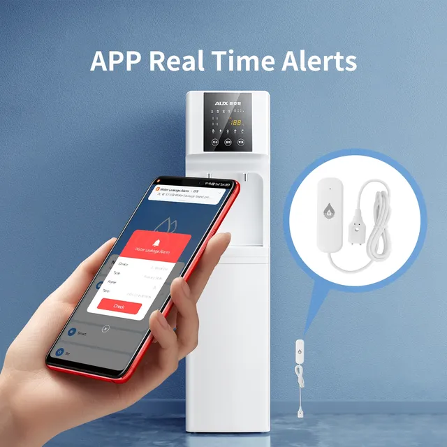 Détecteur fuite eau connecté Zigbee sans fil compatible… – vue 2