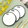 Miroir grossissant rond ventouse maquillage portable… – vue 1