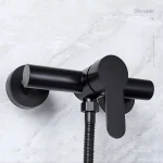 Robinet de douche de salle de bains en acier inoxydable 304, robinet de baignoire Triple mural, mitigeur d&rsquo;eau chaude et froide avec G1/2 pouces