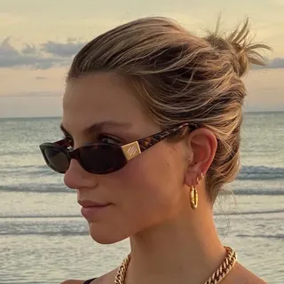 Lunettes de soleil ovales à petite monture pour femmes et hommes