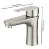 Mitigeur lavabo monocommande monotrou acier inoxydable… – vue 7