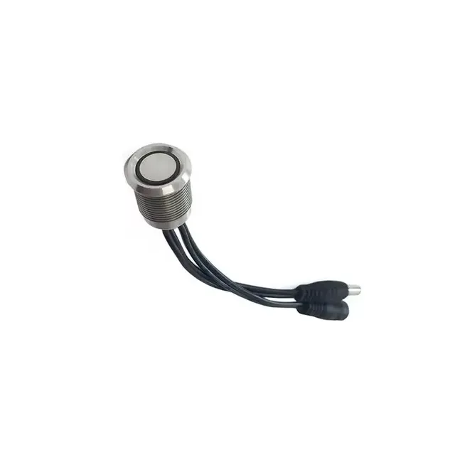Interrupteur tactile encastrable métal argent brossé… – vue 3